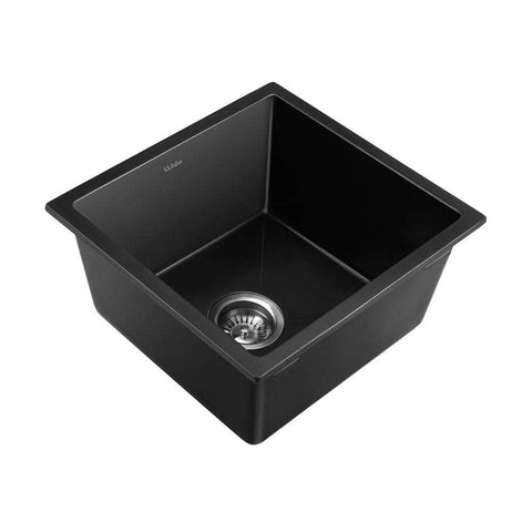 Kitchen Sink 38x38cm Granite Stone Sink Laundry Basin Single Bowl