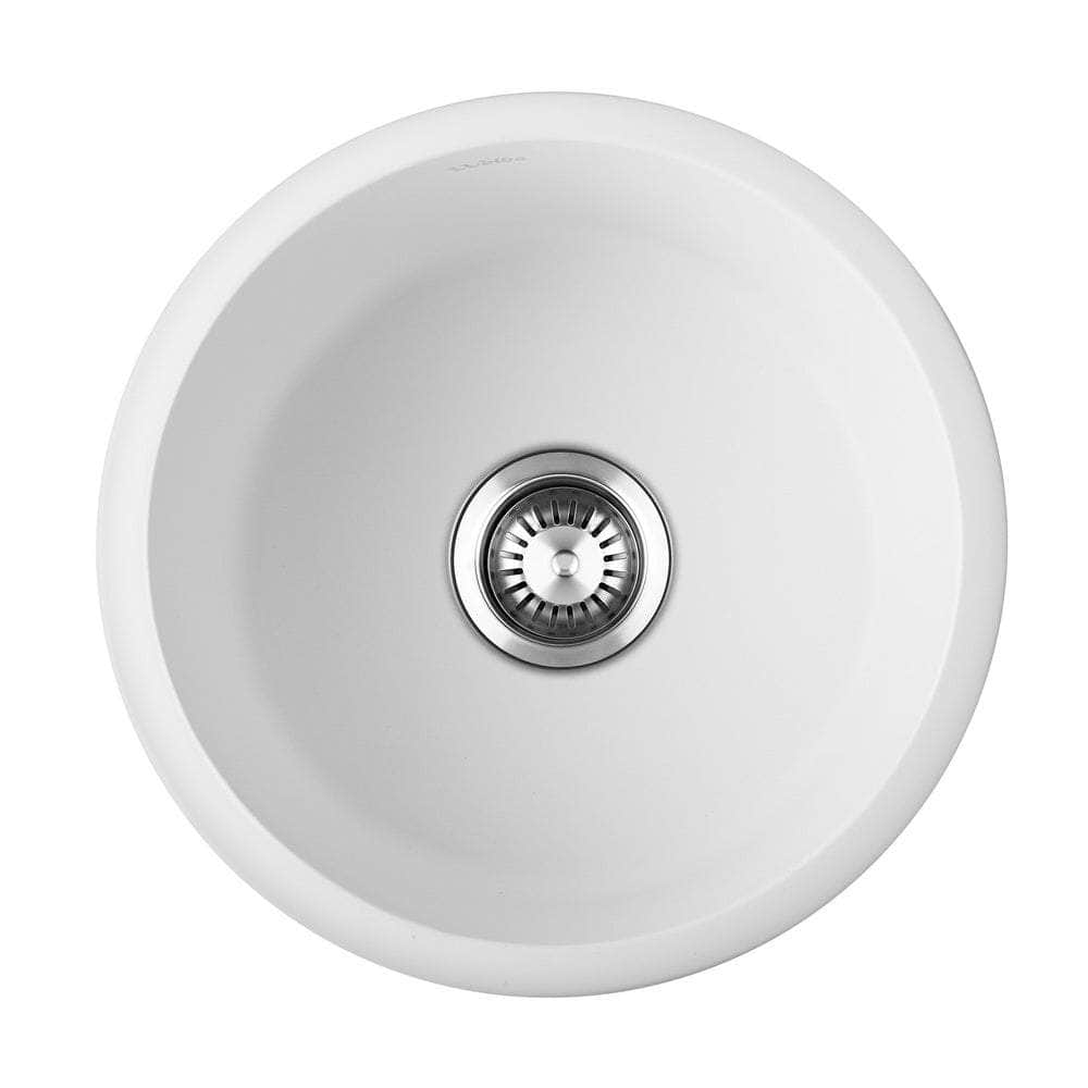 Kitchen Sink Basin Stone Sink Bathroom Laundry Single Bowl 430mmx430mm