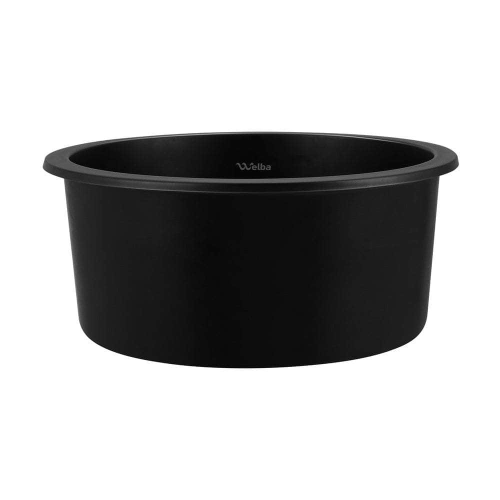 Kitchen Sink Basin Stone Sink Bathroom Laundry Single Bowl 430mmx430mm