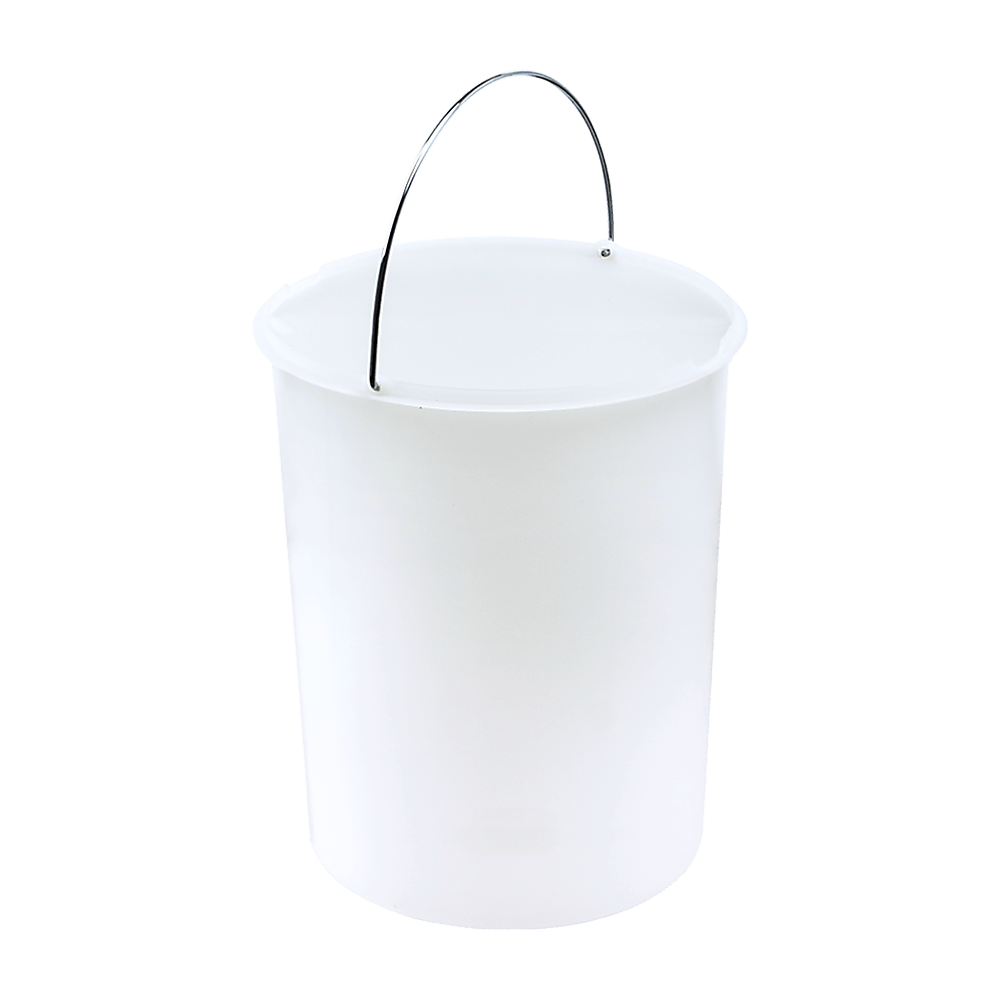 Kitchen Swing Pull Out Bin Stainless Steel Garbage Rubbish Waste Trash Can 14L