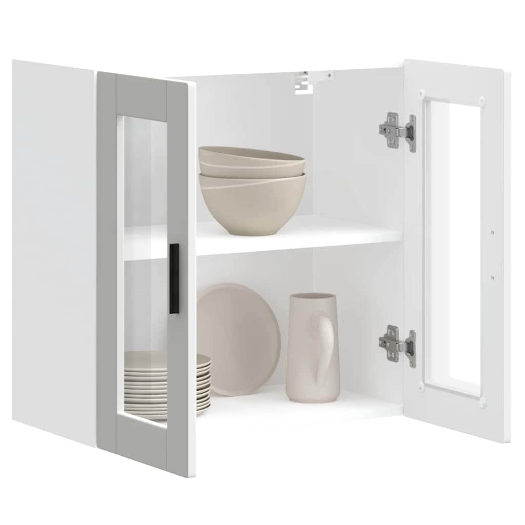 Kitchen Wall Cabinet with Glass Door | Glass finish