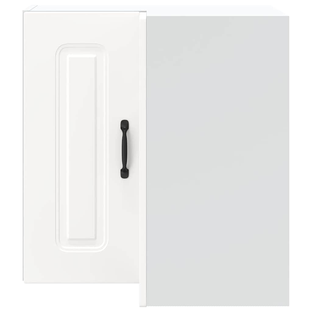 32QV - Kitchen Wall Corner Cabinet Kalmar White Engineered Wood