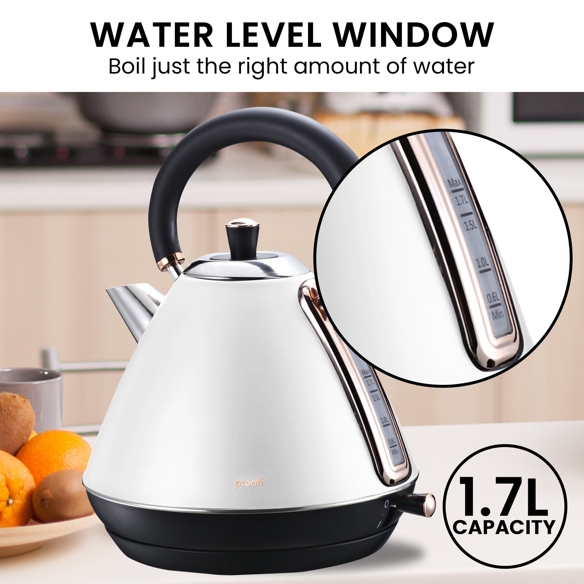 Breakfast Set Kettle Gold 11x27x25cm
