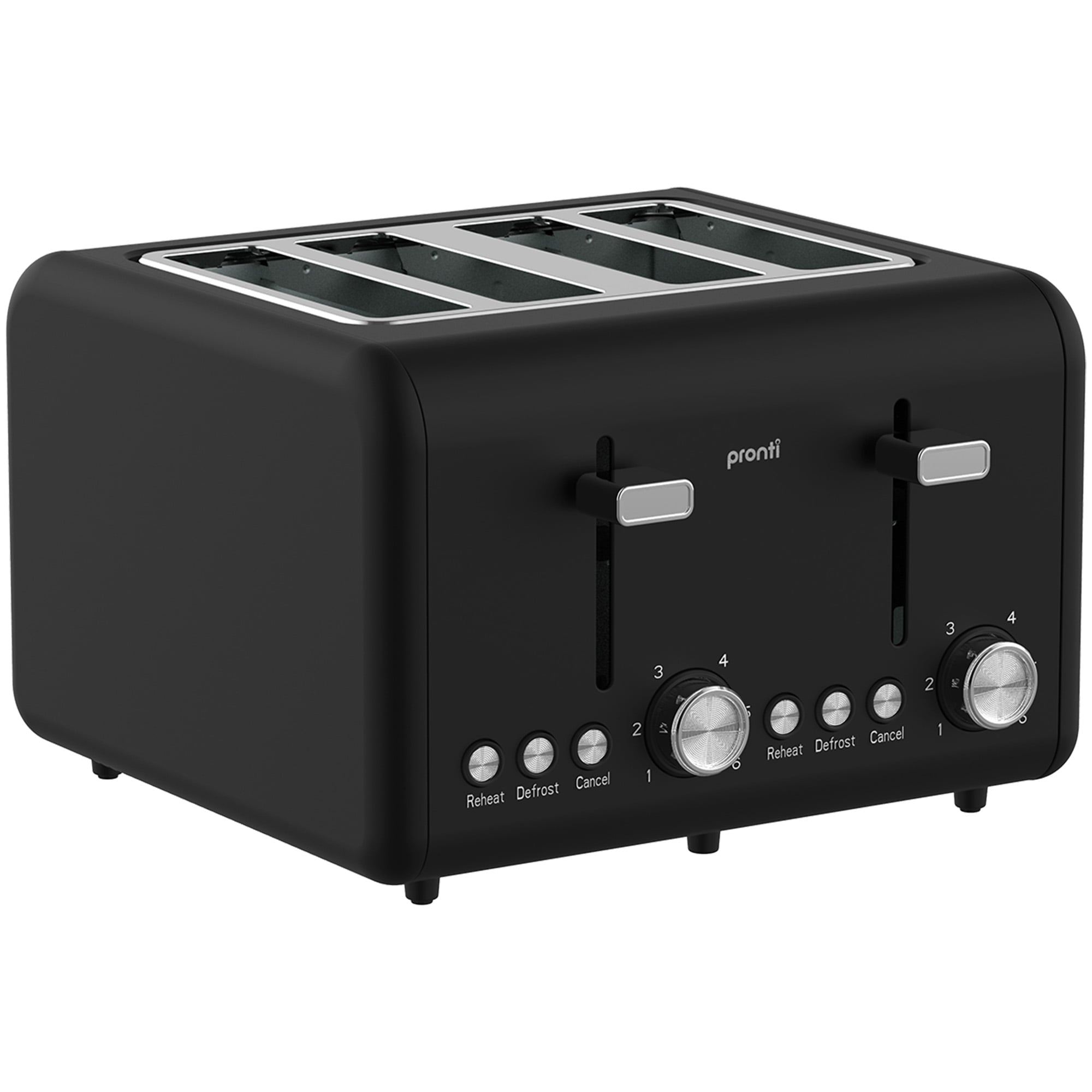 Silver 4 Slice Toaster Kettle Bundle 22x17x24.5cm