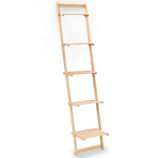 Ladder Wall Shelf Cedar Wood