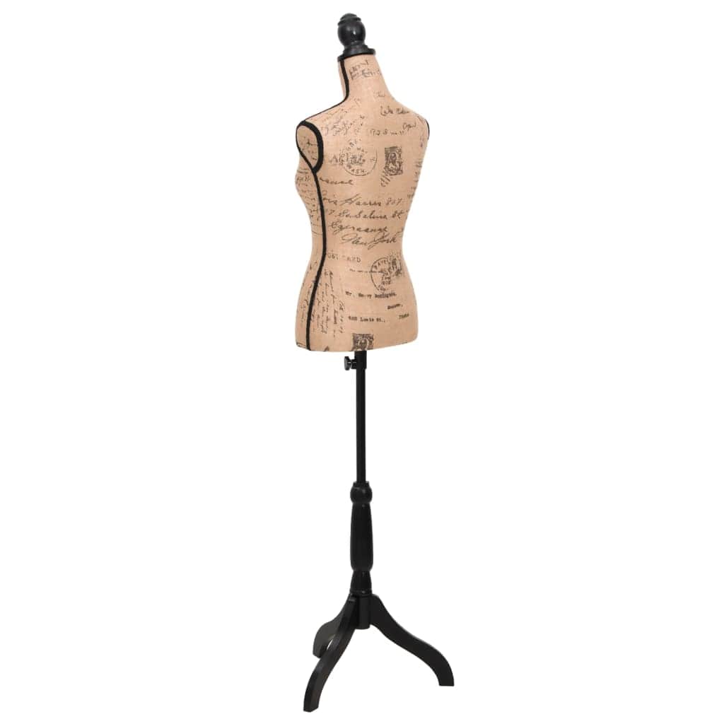Ladies Bust Display Bust Brown Black Jute Female Mannequin Display - Simple deals