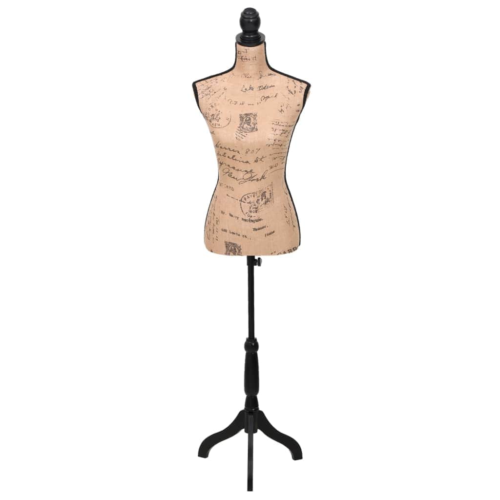 Ladies Bust Display Bust Brown Black Jute Female Mannequin Display - Simple deals