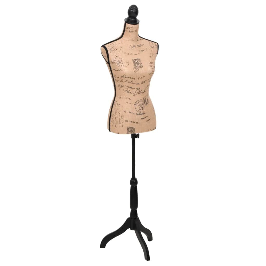 Ladies Bust Display Bust Brown Black Jute Female Mannequin Display - Simple deals