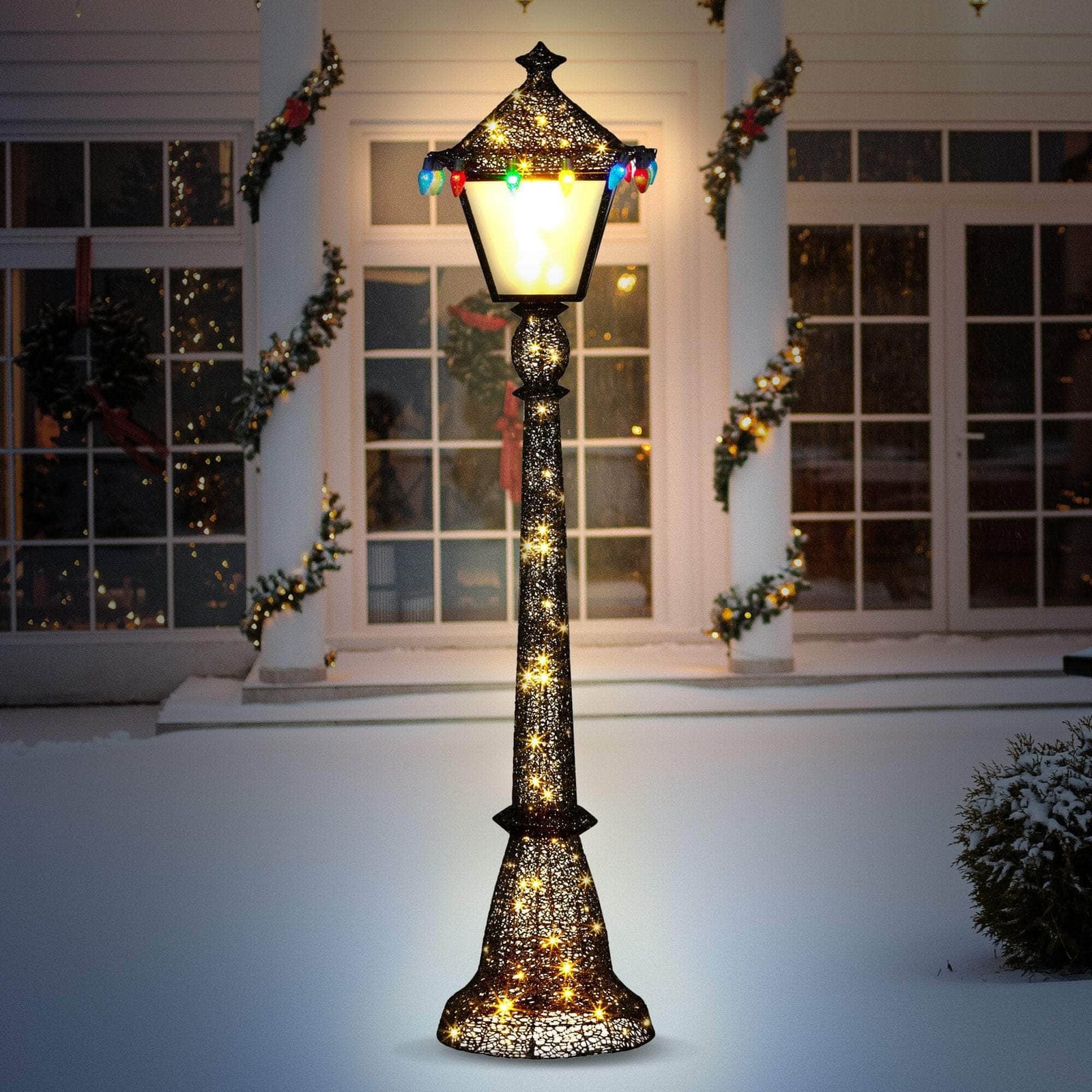 Christmas Lamp Post Display - 183cm with 183Cm