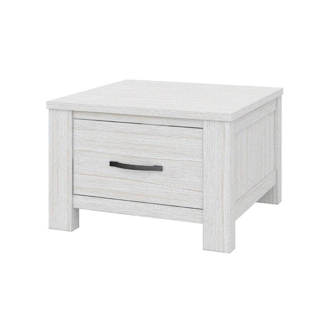 Lamp Table 60Cm Coffee Side Laptop Desk Bedside Sofa End - White