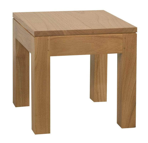 Amsterdam Solid Timber Lamp Table (Natural)