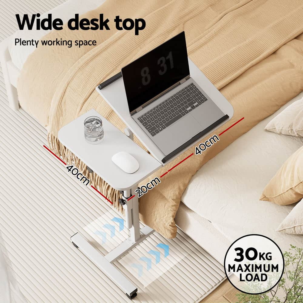 Laptop Desk Table Fan Cooling White 60Cm