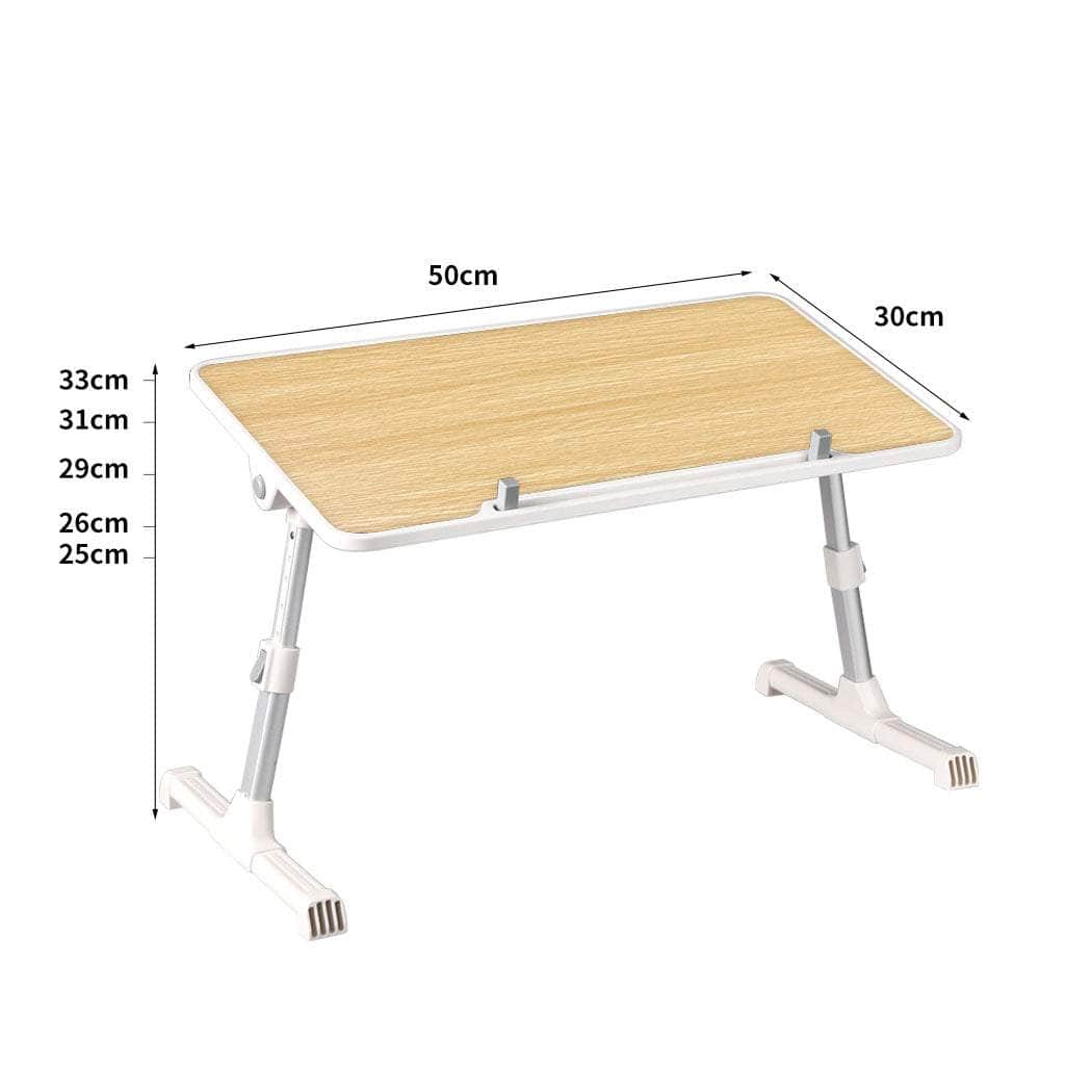 Laptop Desk Up Computer Stand Oak