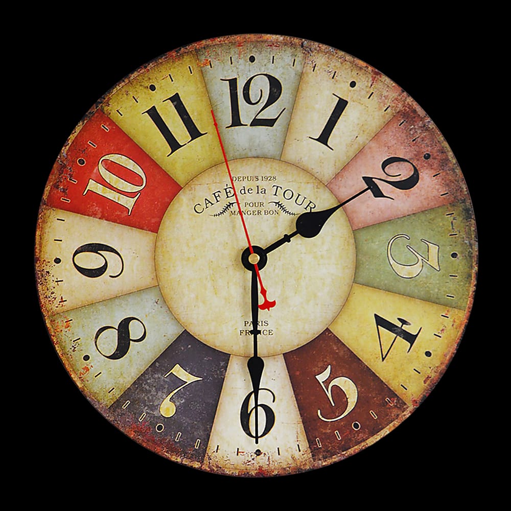 Clocks - Large Colourful Wall Clock - photo 12