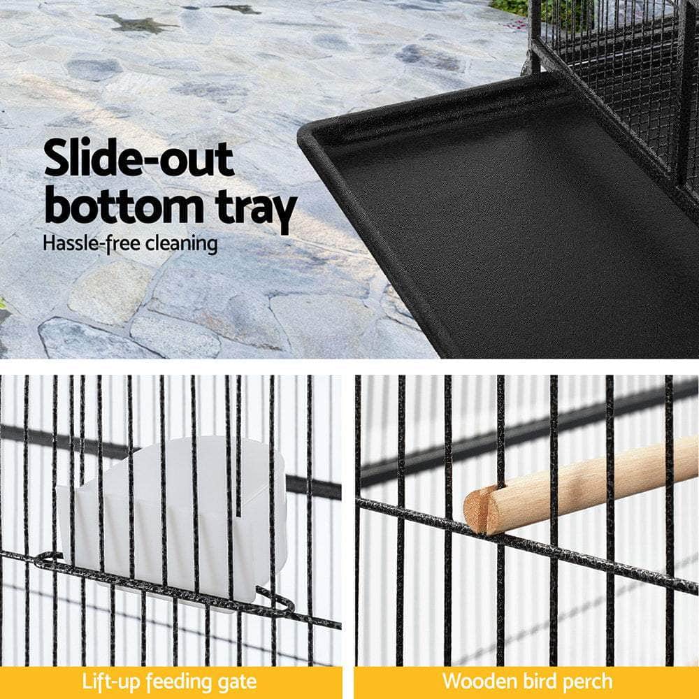 Large i.Pet Bird Cage 160cm Stand-Alone with Wheels