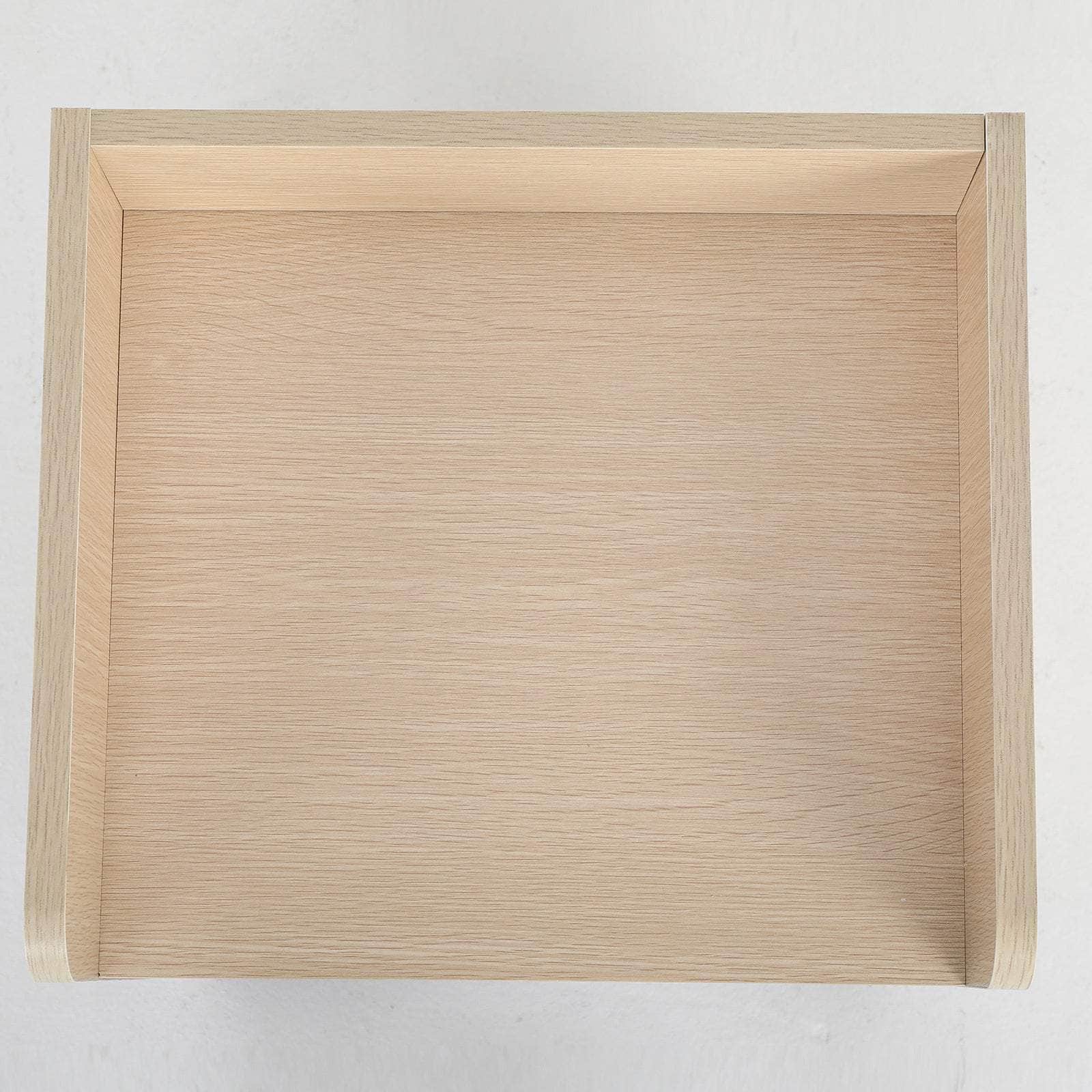 Lark Oak: Bedroom Nightstand With Drawer And Shelves