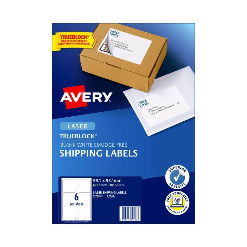 Laser Label Shp L7166 6Up Pack Of 100