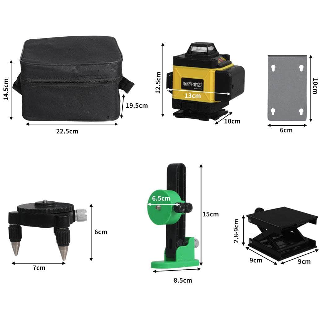 Laser Level Green Light 4D