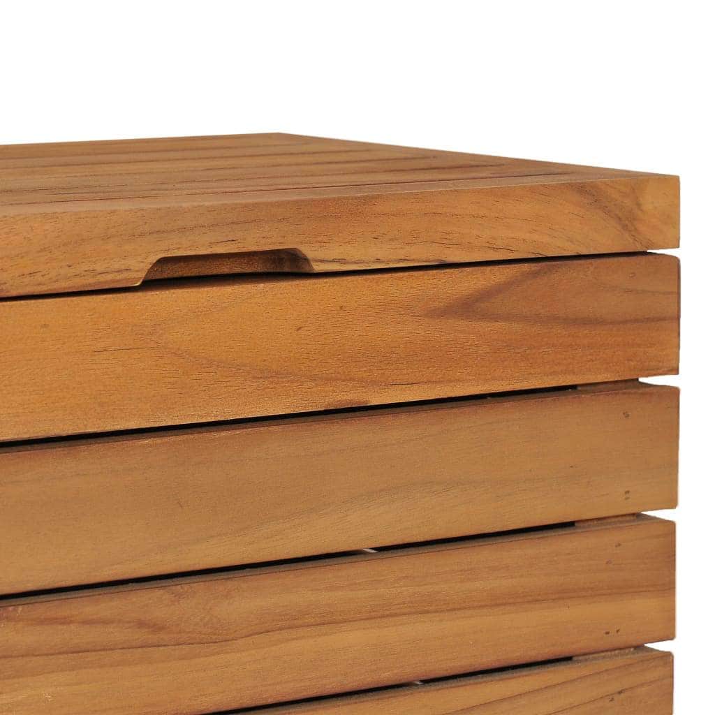 Laundry Basket Solid Teak Wood