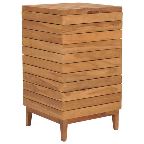 Laundry Basket Solid Teak Wood