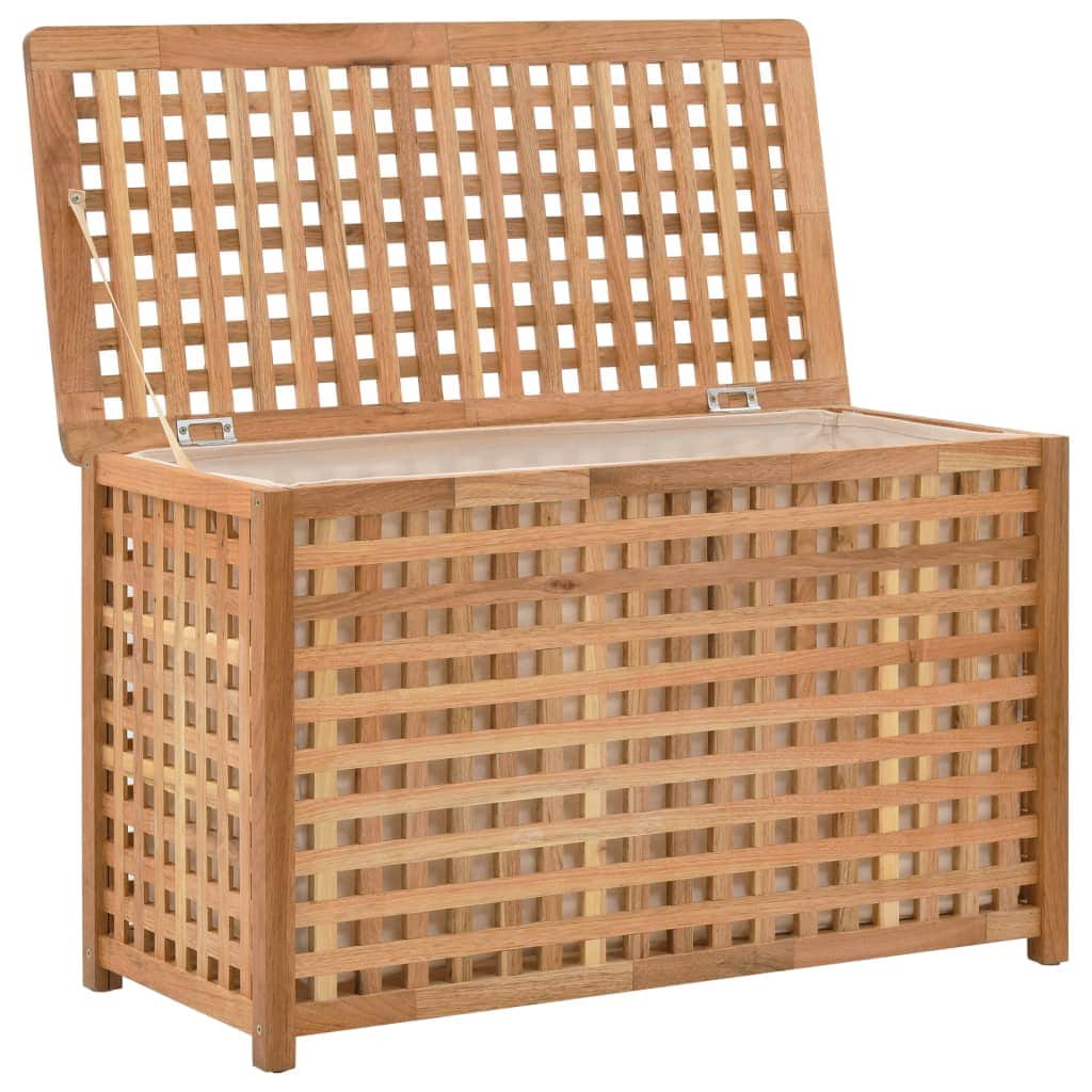 Laundry Chest Solid Walnut Wood