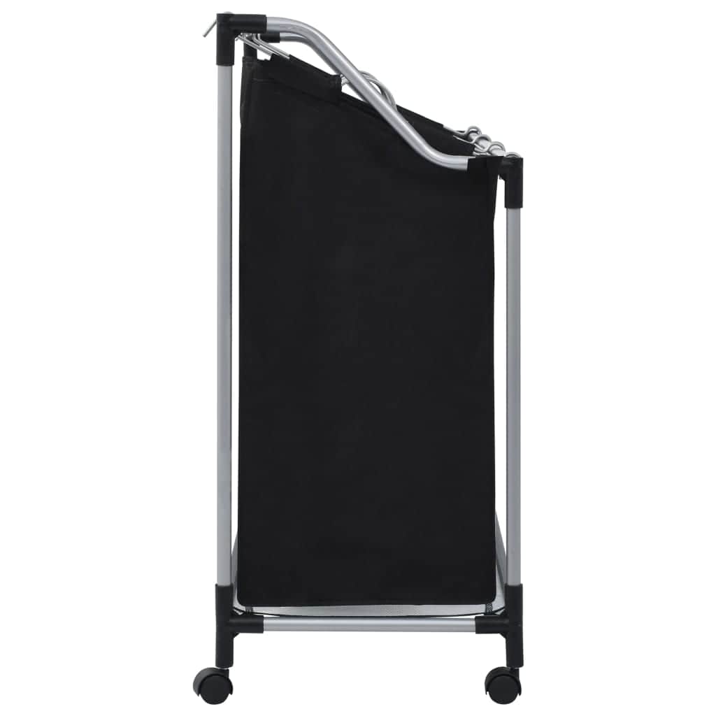 Laundry Sorter with 3 Bags- Black