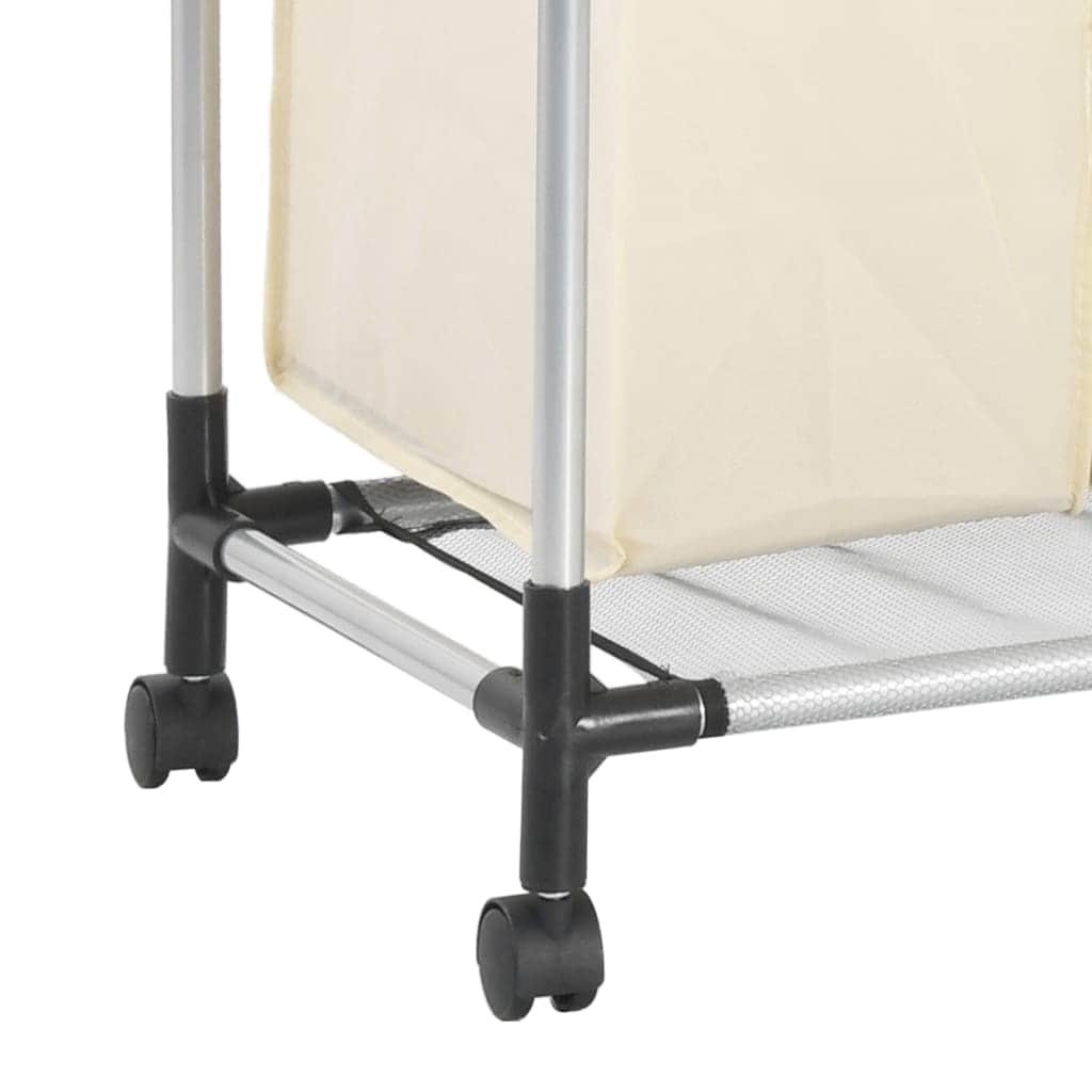 Laundry Sorter with 4 Bags- Cream