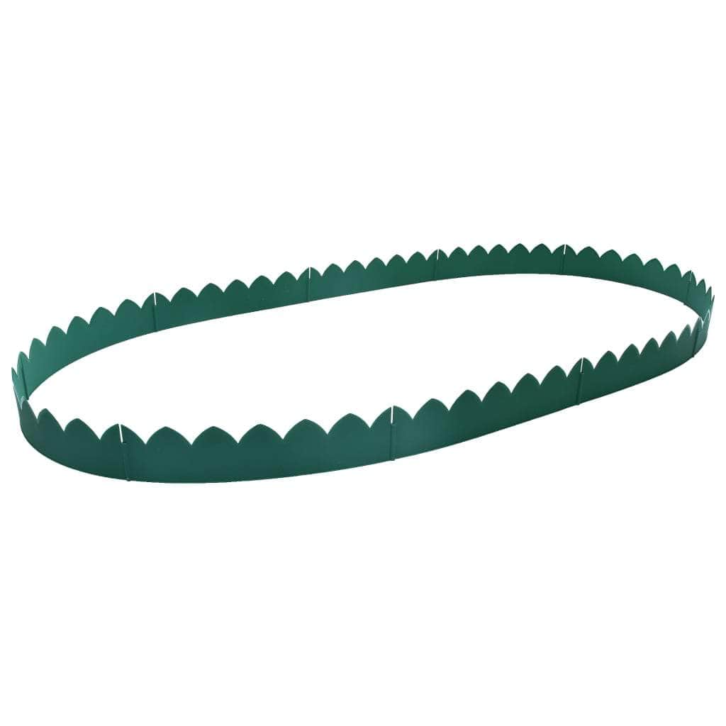 Lawn Edgings 10 pcs Green PP