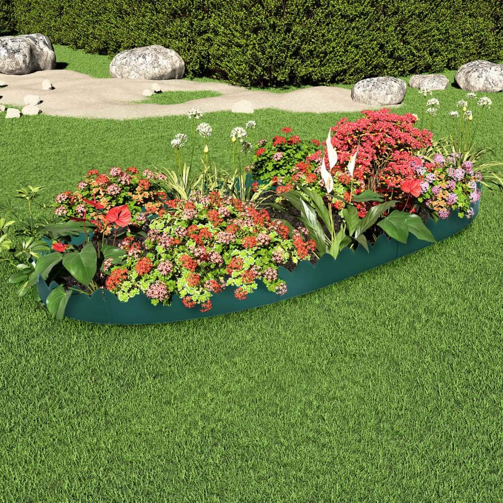 Lawn Edgings 10 pcs Green PP