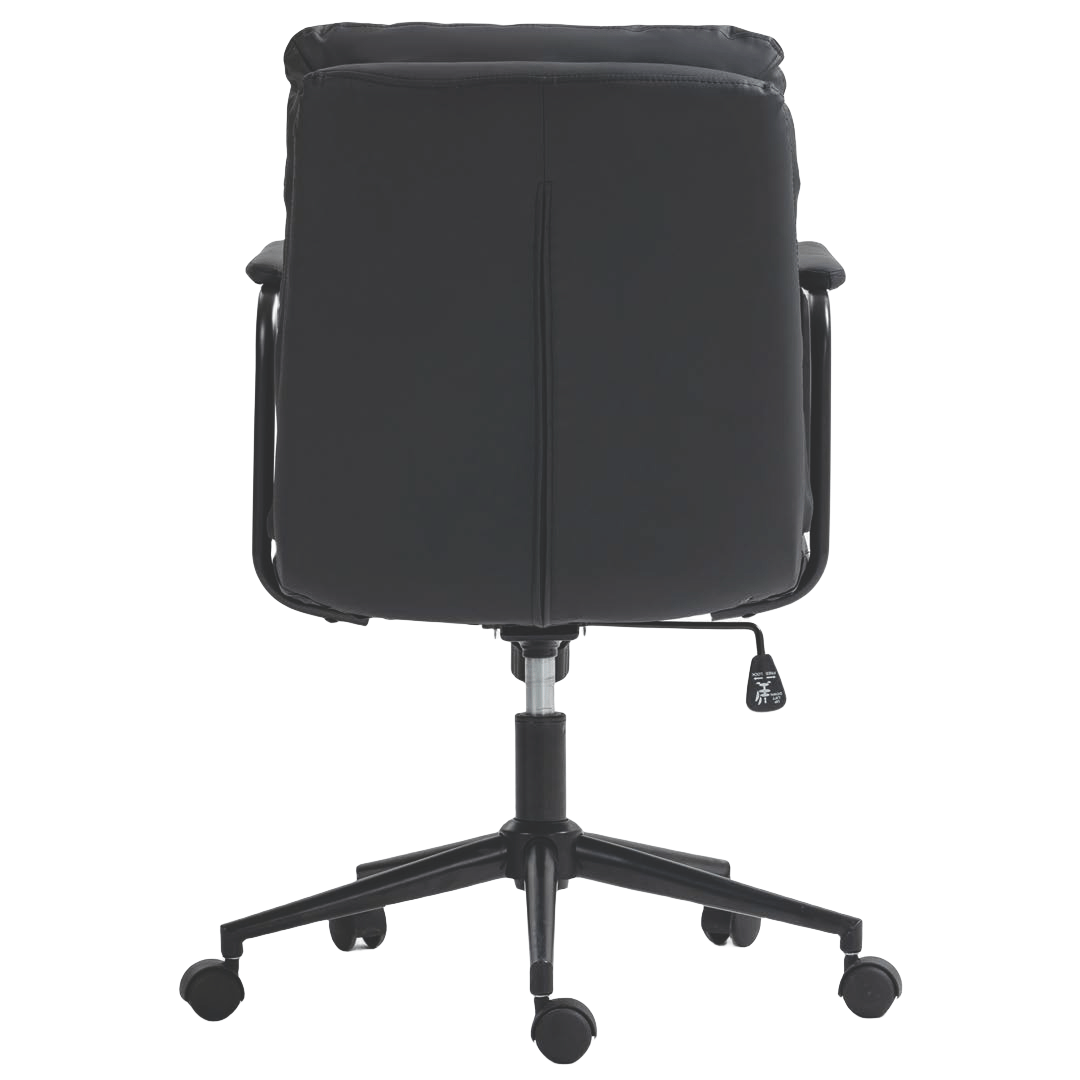 Leather Office Chair -Black