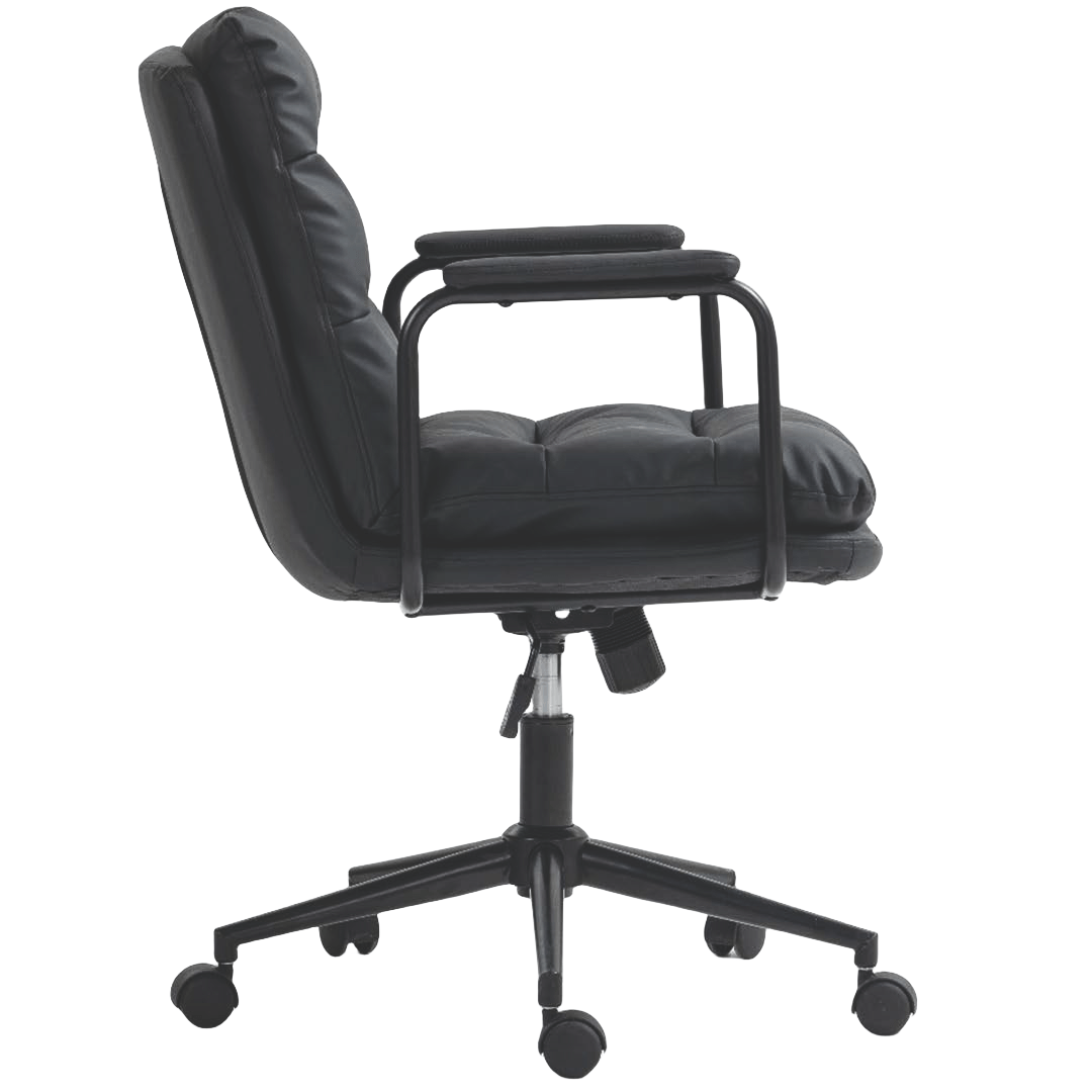 Leather Office Chair -Black