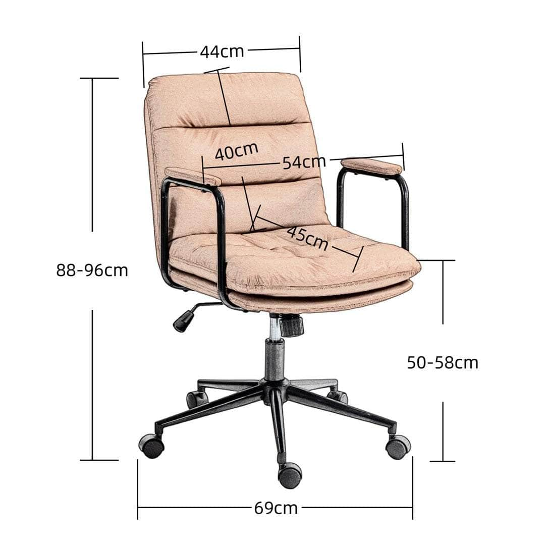 Leather Office Chair -Black