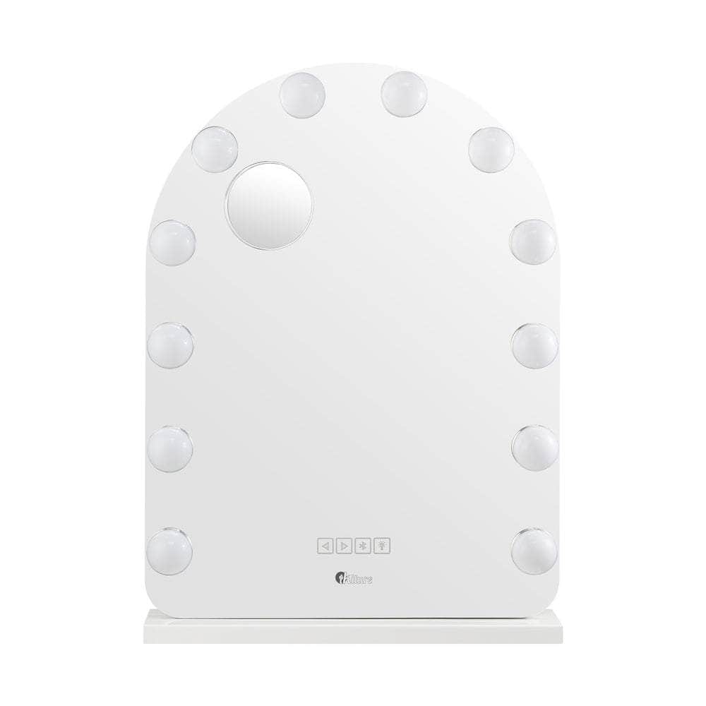 LED Arched Makeup Mirror Bluetooth 61x43cm