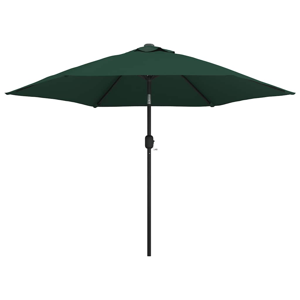 LED Cantilever Umbrella 3 m Green - Simple deals