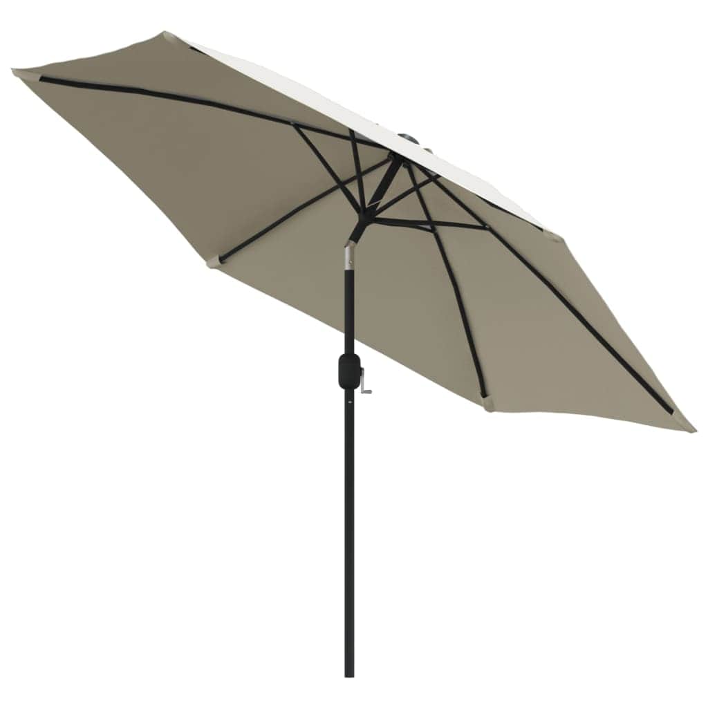 LED Cantilever Umbrella 3 m Sand White - Simple deals