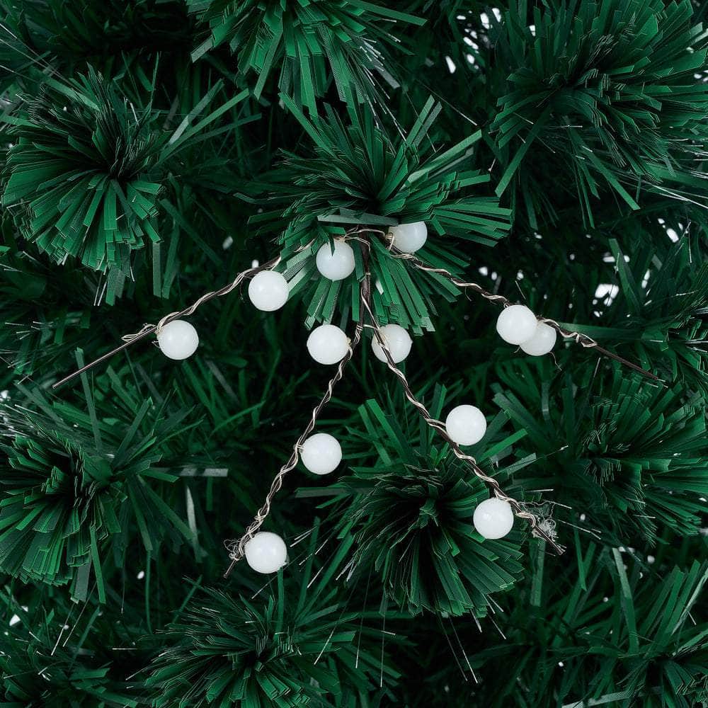 LED Christmas Tree 1.8M 6FT Fibre-Optic Flash Lights Artificial Xmas Decor