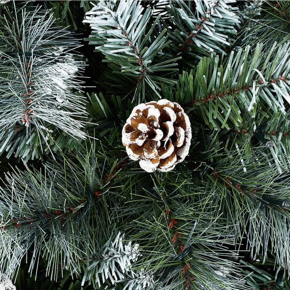 LED Christmas Tree 1.8M 6FT Pre-lit Light 8 Flash Modes Pine Cones