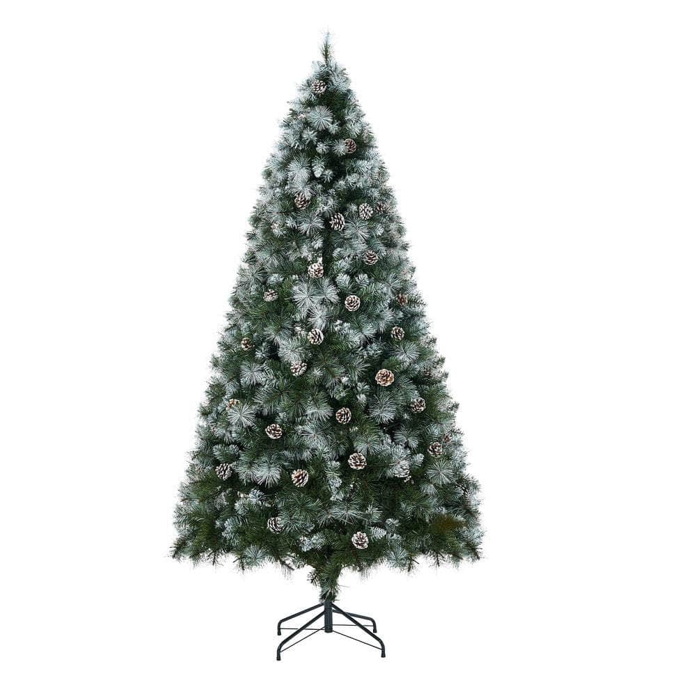 LED Christmas Tree 1.8M 6FT Pre-lit Light 8 Flash Modes Pine Cones