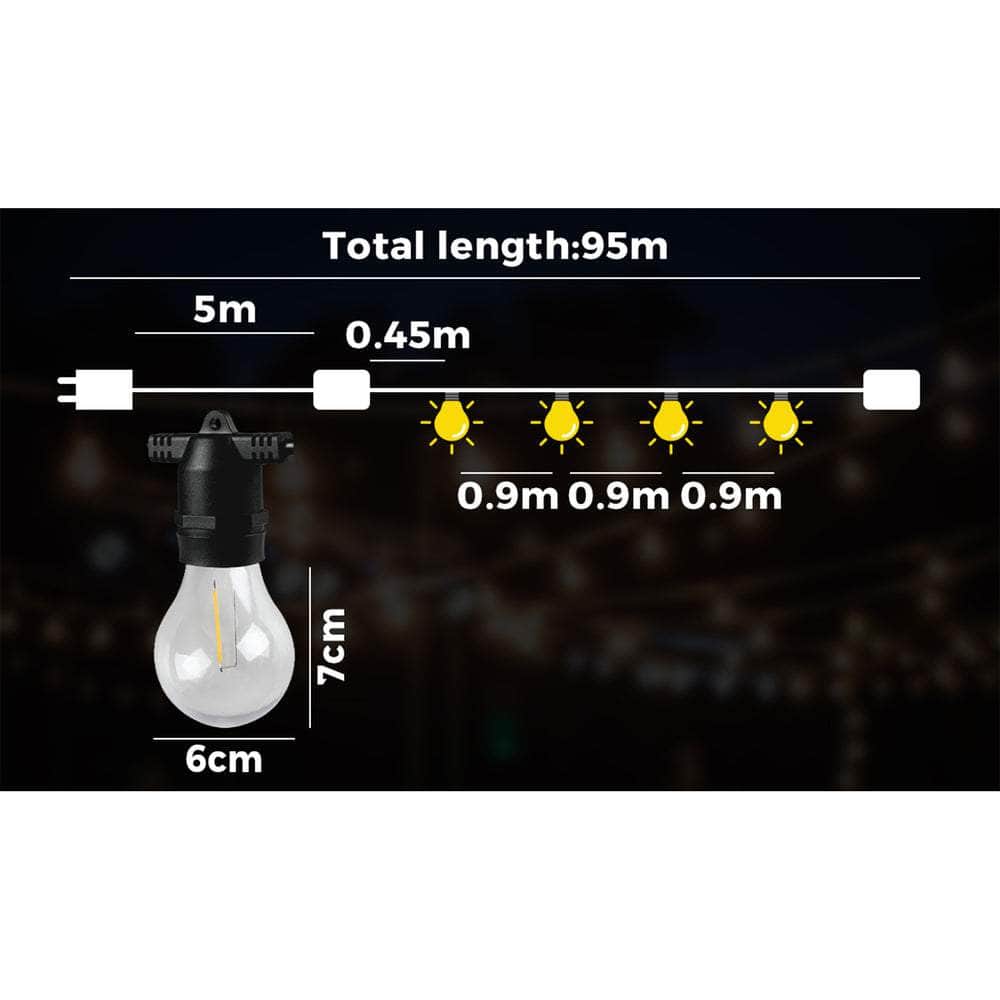 LED Festoon String Lights Wedding Party Outdoor with Festoon Light