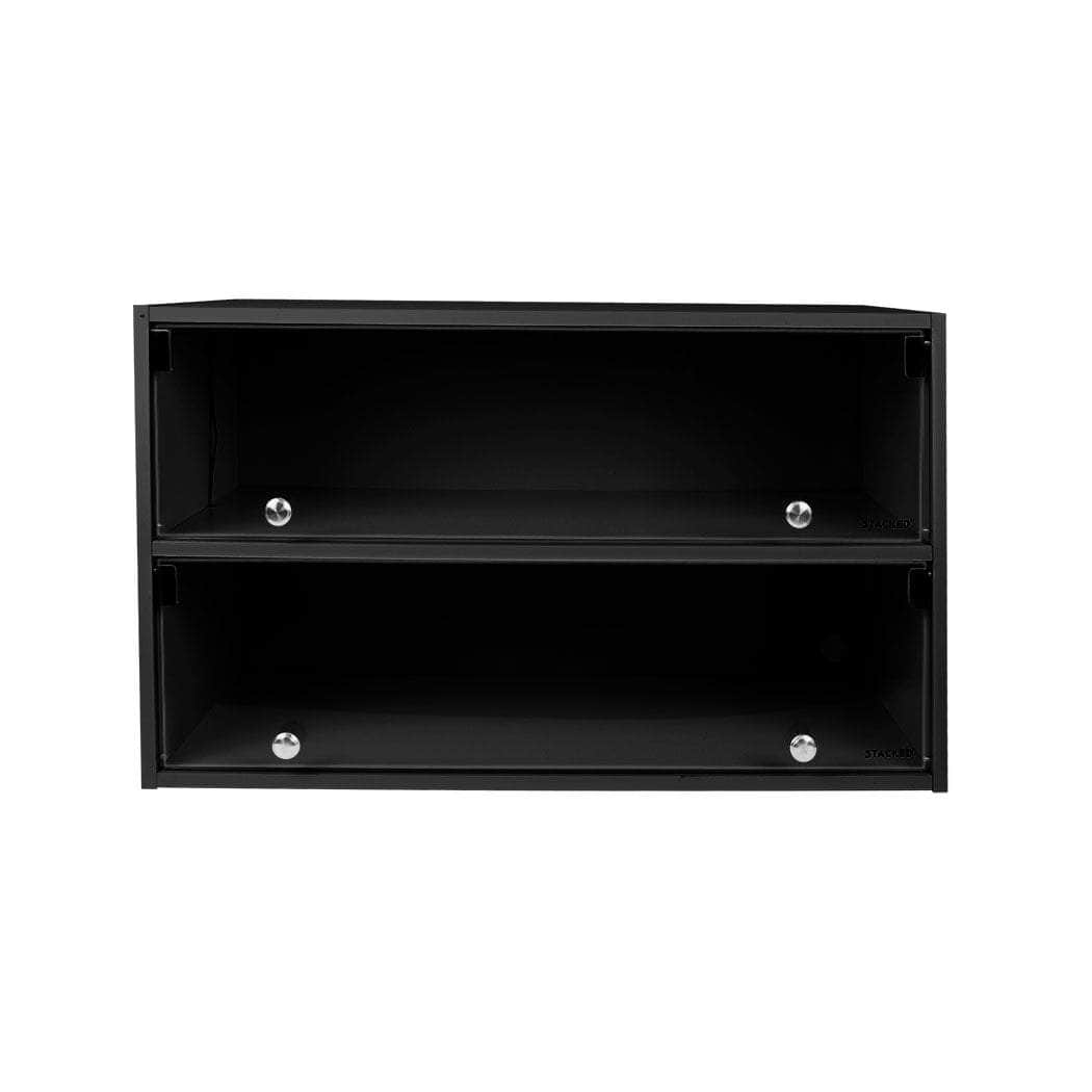 Stackable Cabinet Led LED-Lit Shoes Storage Cabinet with Stackable Rack Sneaker – Simple deals