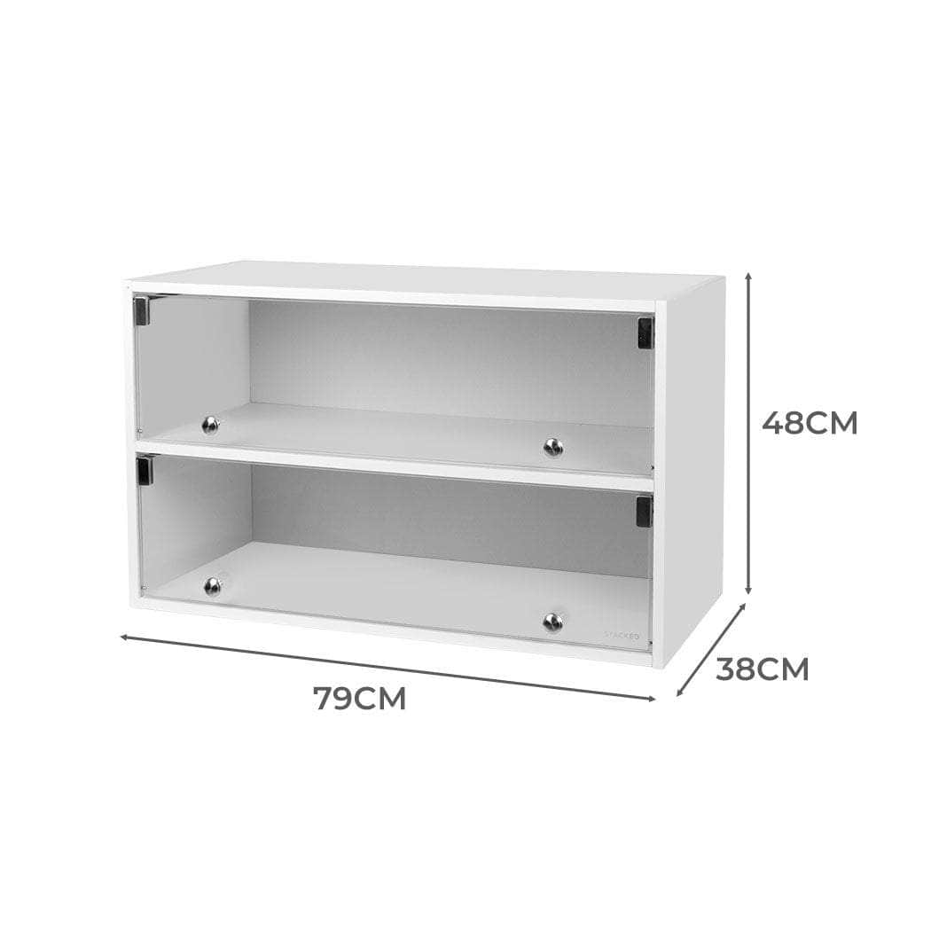 Stackable Shoe Storage Led LED-Lit Shoes Storage Cabinet with Stackable Rack Sneaker – Simple deals