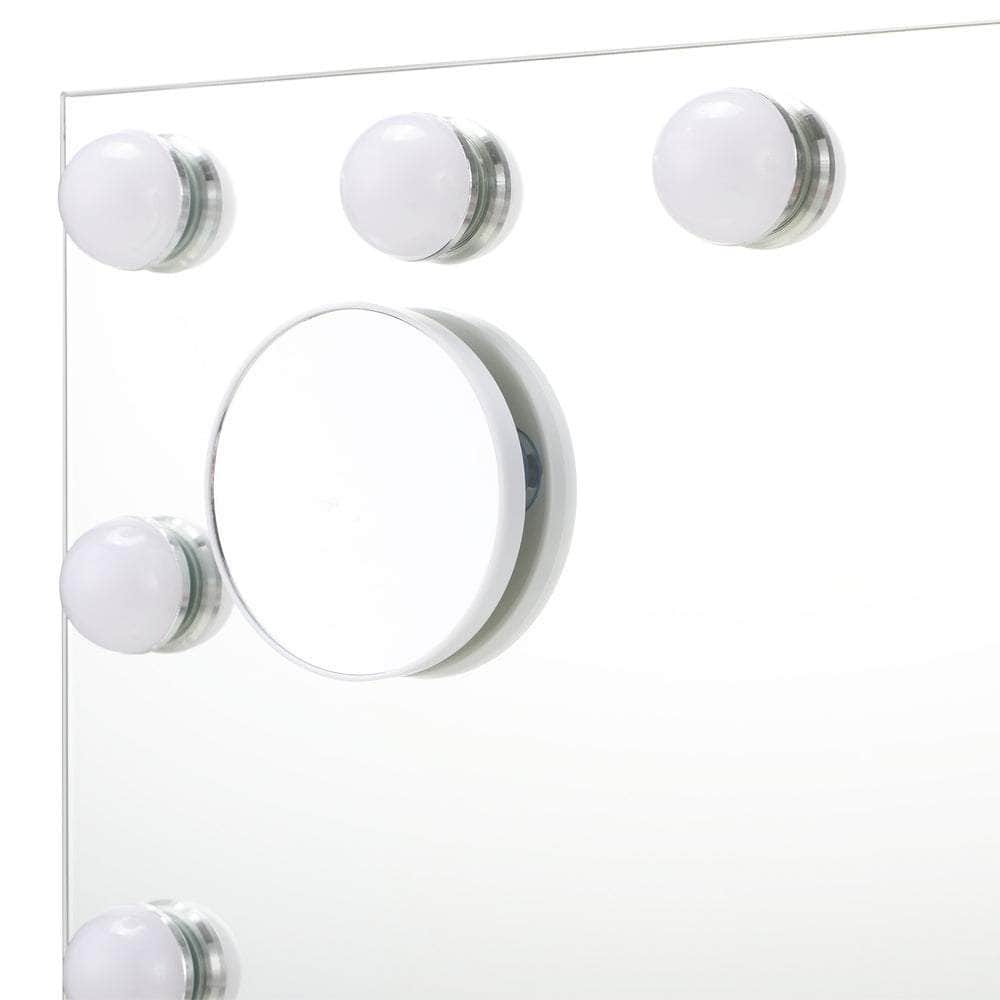 LED Makeup Mirror Bluetooth Hollywood 61x43cm