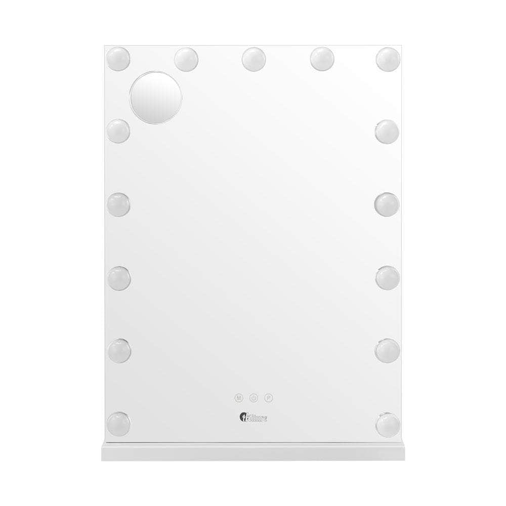 LED Makeup Mirror Bluetooth Hollywood 61x43cm