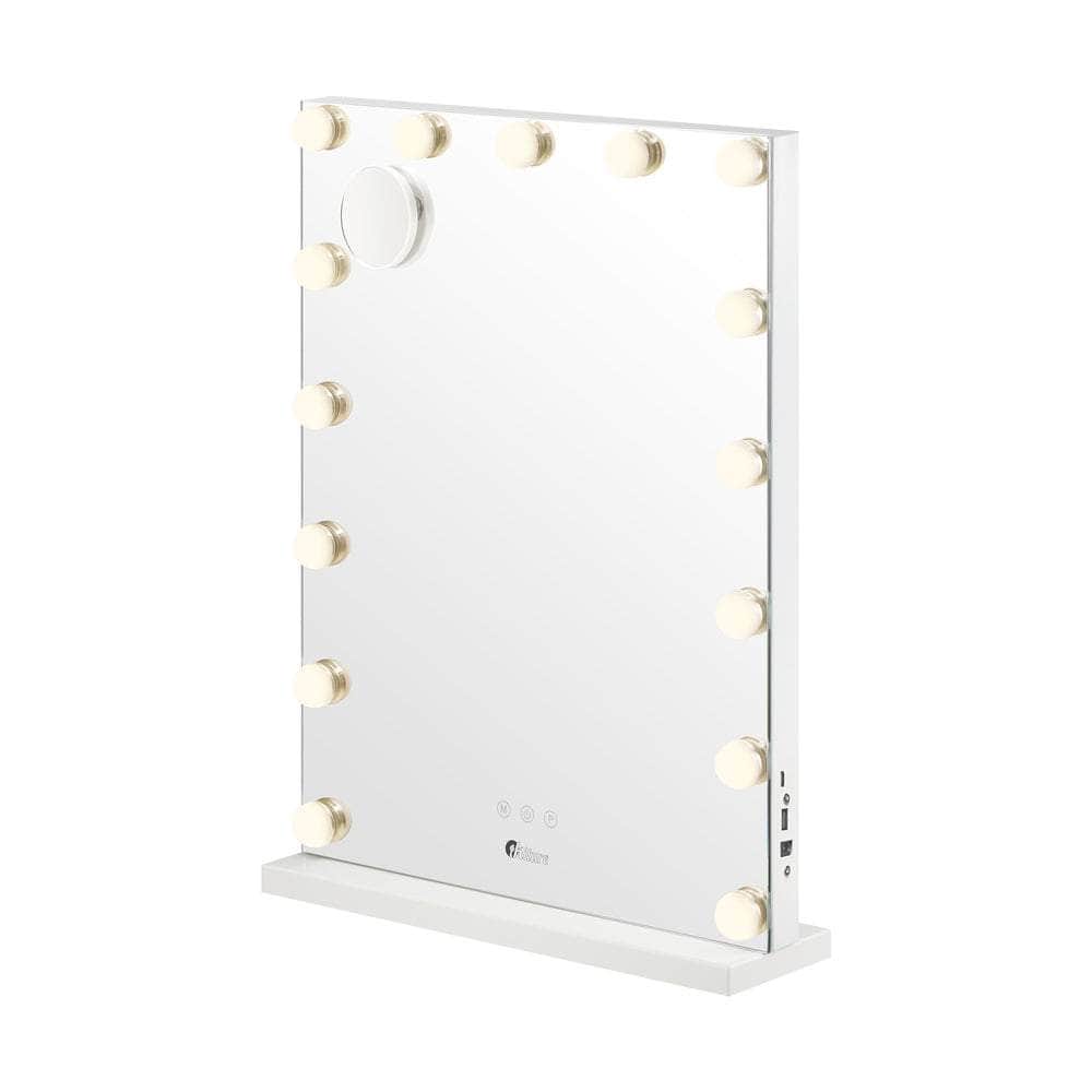 LED Makeup Mirror Bluetooth Hollywood 61x43cm