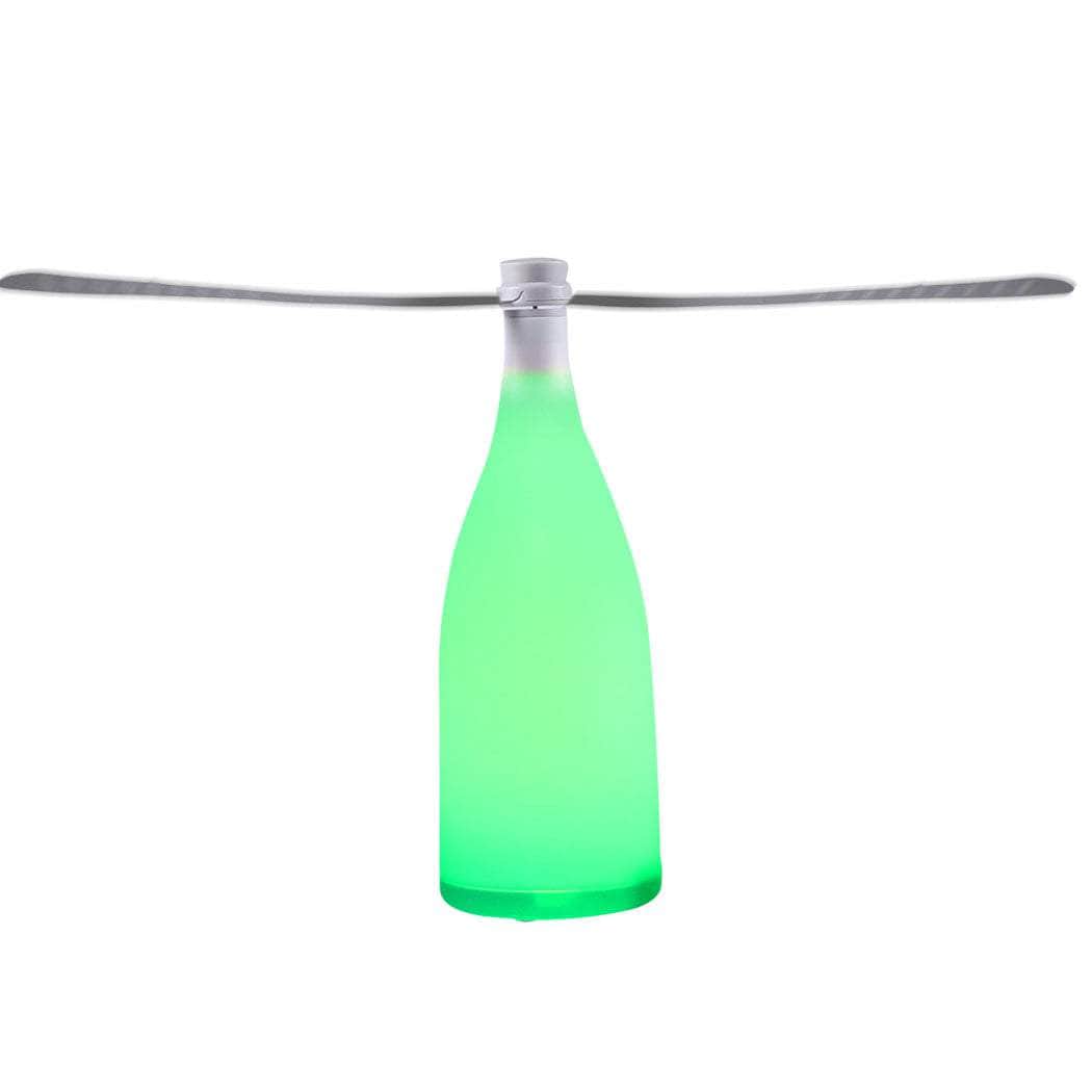 LED Repellent Fly Fan Entertaining Green