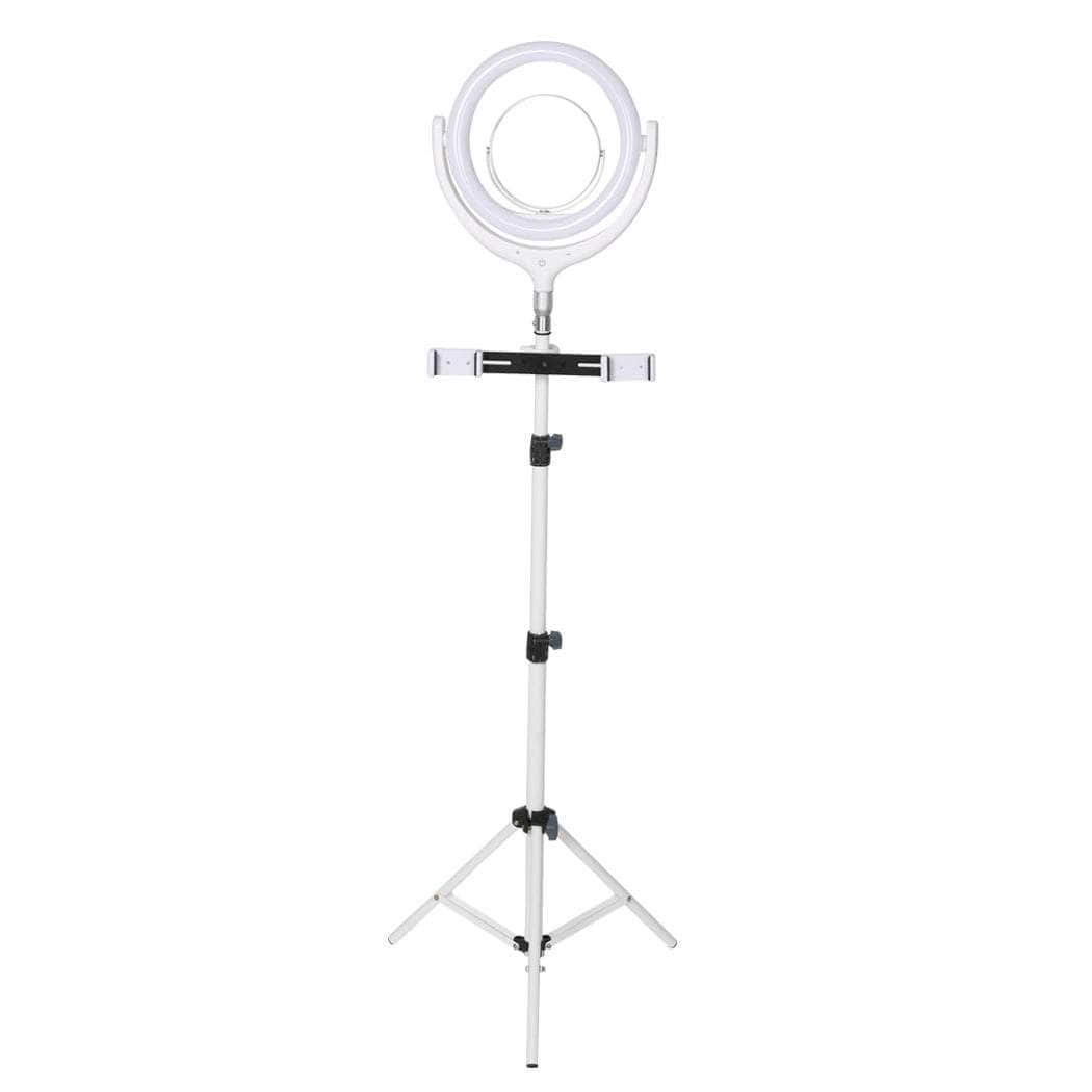 LED Ring Light with Tripod Stand Phone White