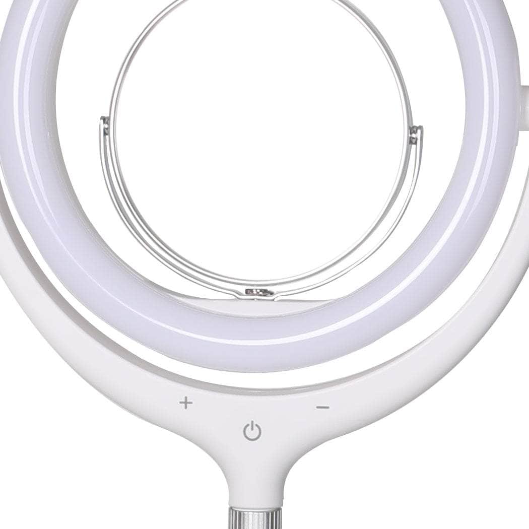 LED Ring Light with Tripod Stand Phone White