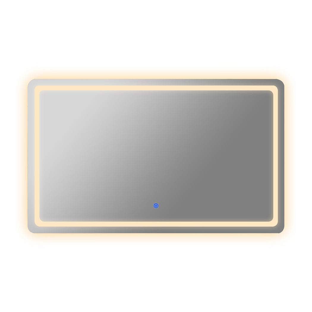 LED Wall Mirror Anti-fog Bathroom 100x70cm 70x100