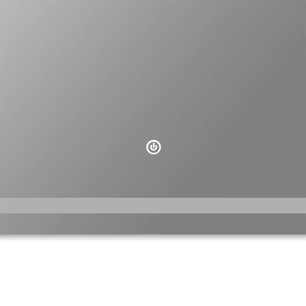 LED Wall Mirror Anti-fog Bathroom 100x70cm 70x100