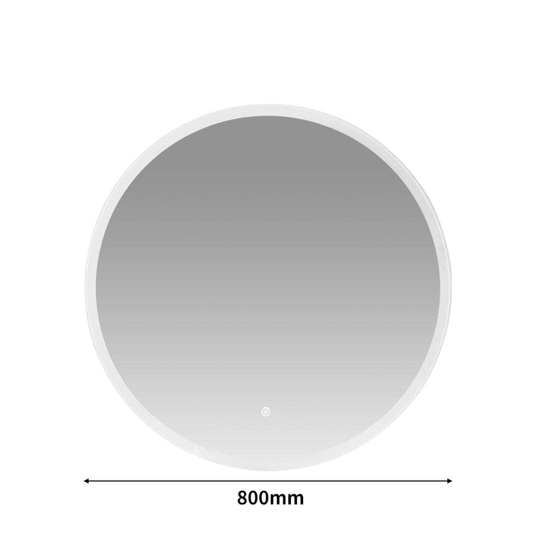 LED Wall Mirror Round Anti-fog 80CM